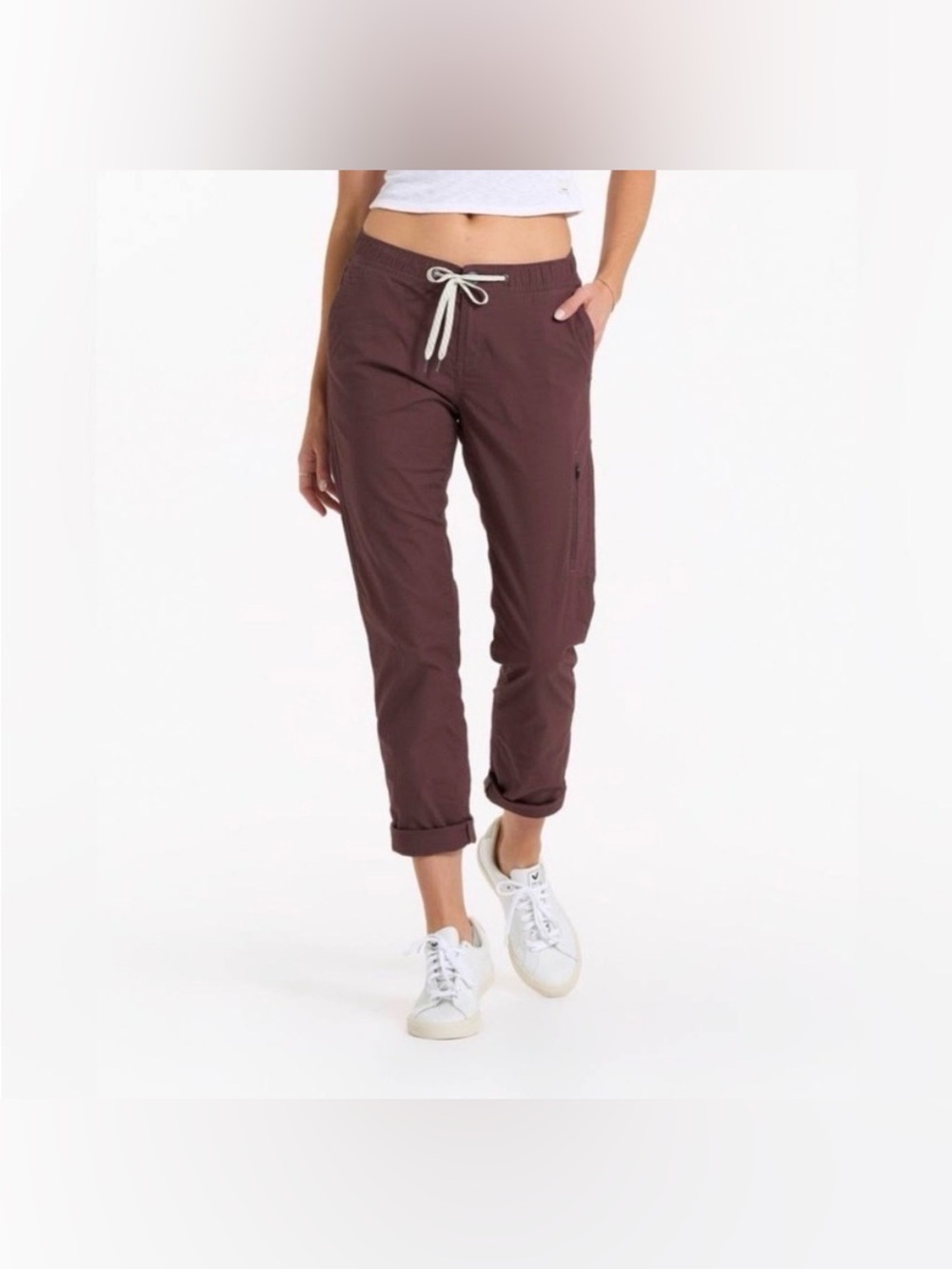 Vuori Chestnut DuraTerra Low-Rise Straight Leg Hiking Pants Medium Gorpcore